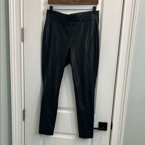 Loft Faux Leather Black Leggings